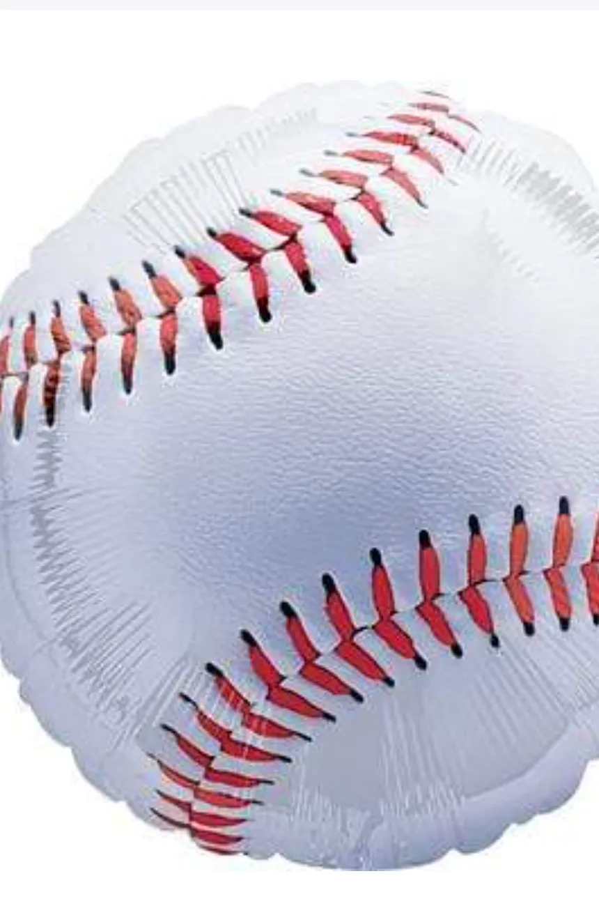 18" Championship Baseball Premium  Foil Balloon