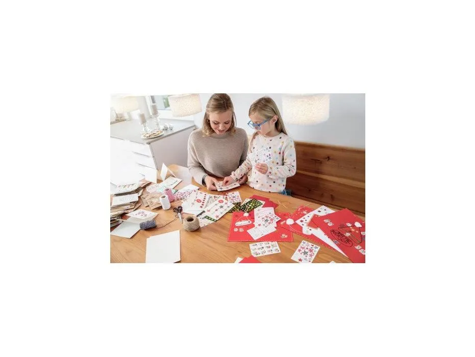 Avery Christmas Stickers - Stars, Effect Foil, Embossed (52259)