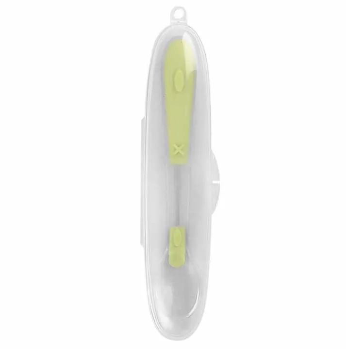 Baby Spoon Set and Silicone -طقم ملاعق