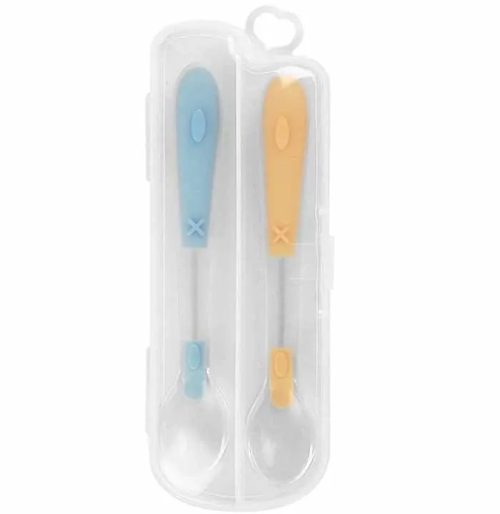 Baby Spoon Set and Silicone -طقم ملاعق