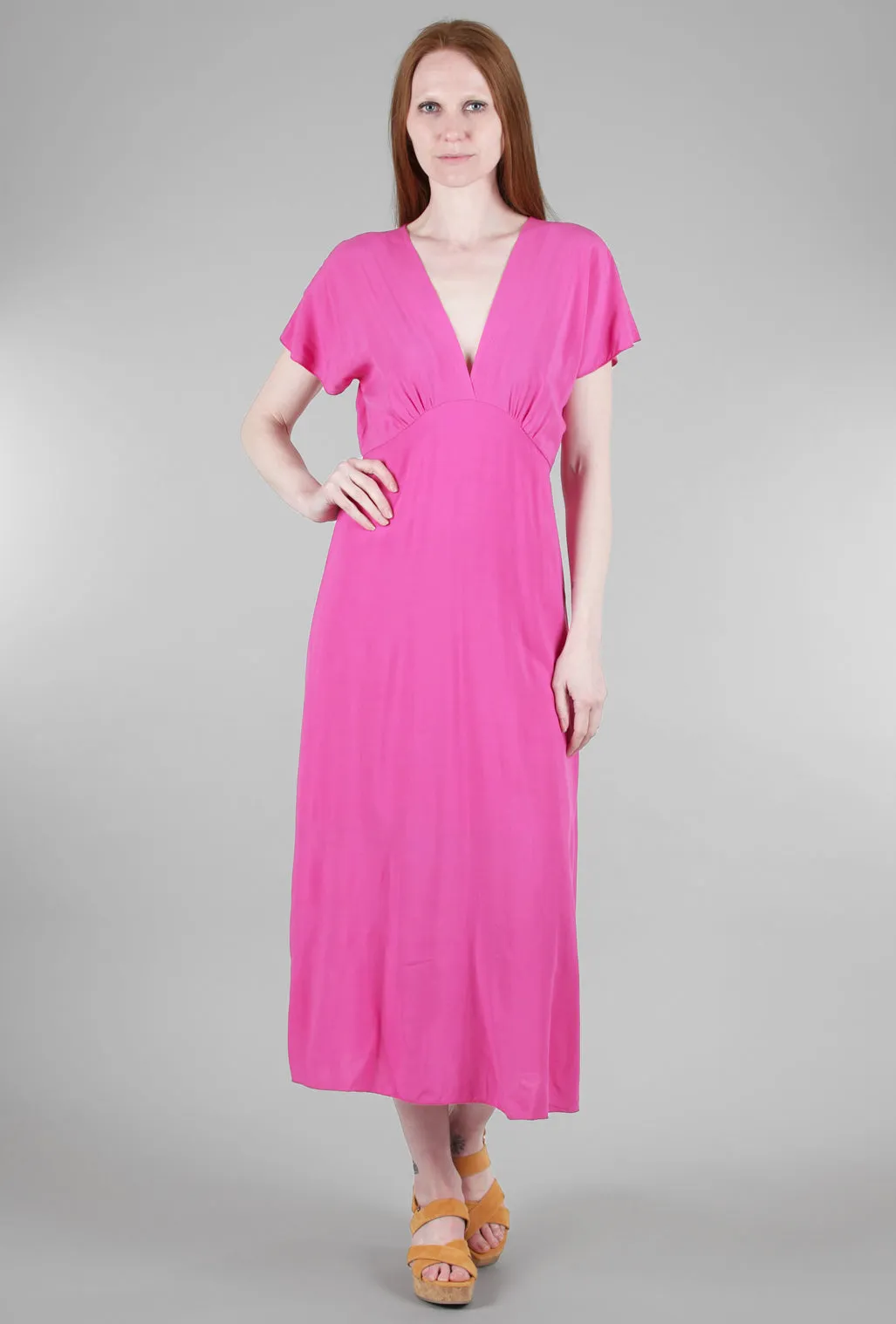 Beach Day Maxi Dress, Fuchsia