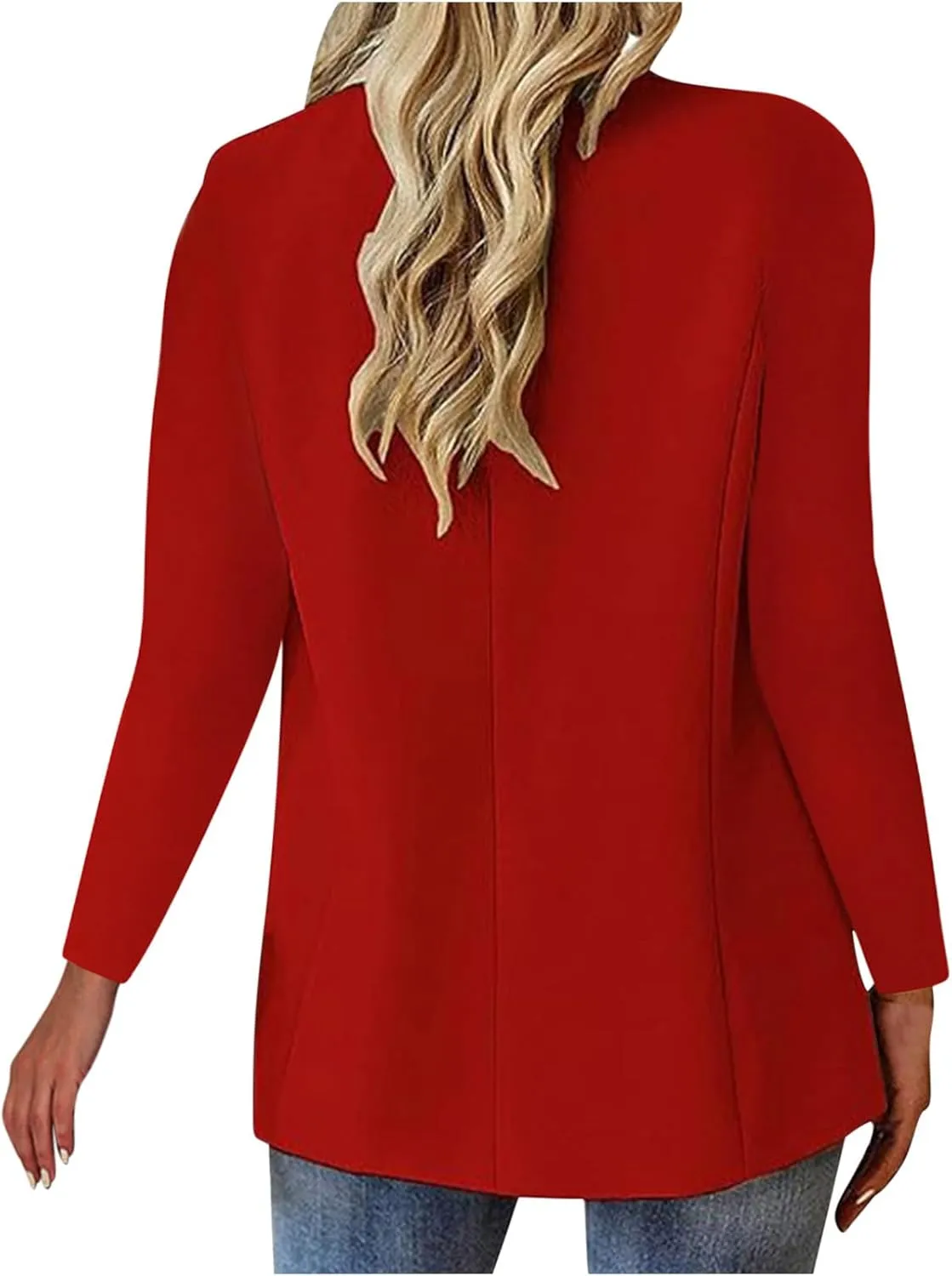 Blazers for Women Business Casual Work Office Jackets Long Sleeve Open Front Cardigan Jacket Spring Fashion Blazer