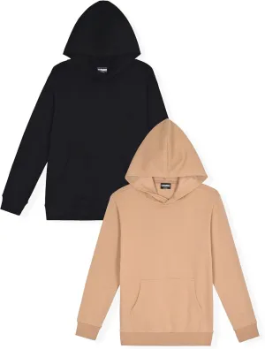 Boys Hoodies for Kids Fleece Sweatshirt 2 Pack and 3 Pack Fleece Hoodie for Boys