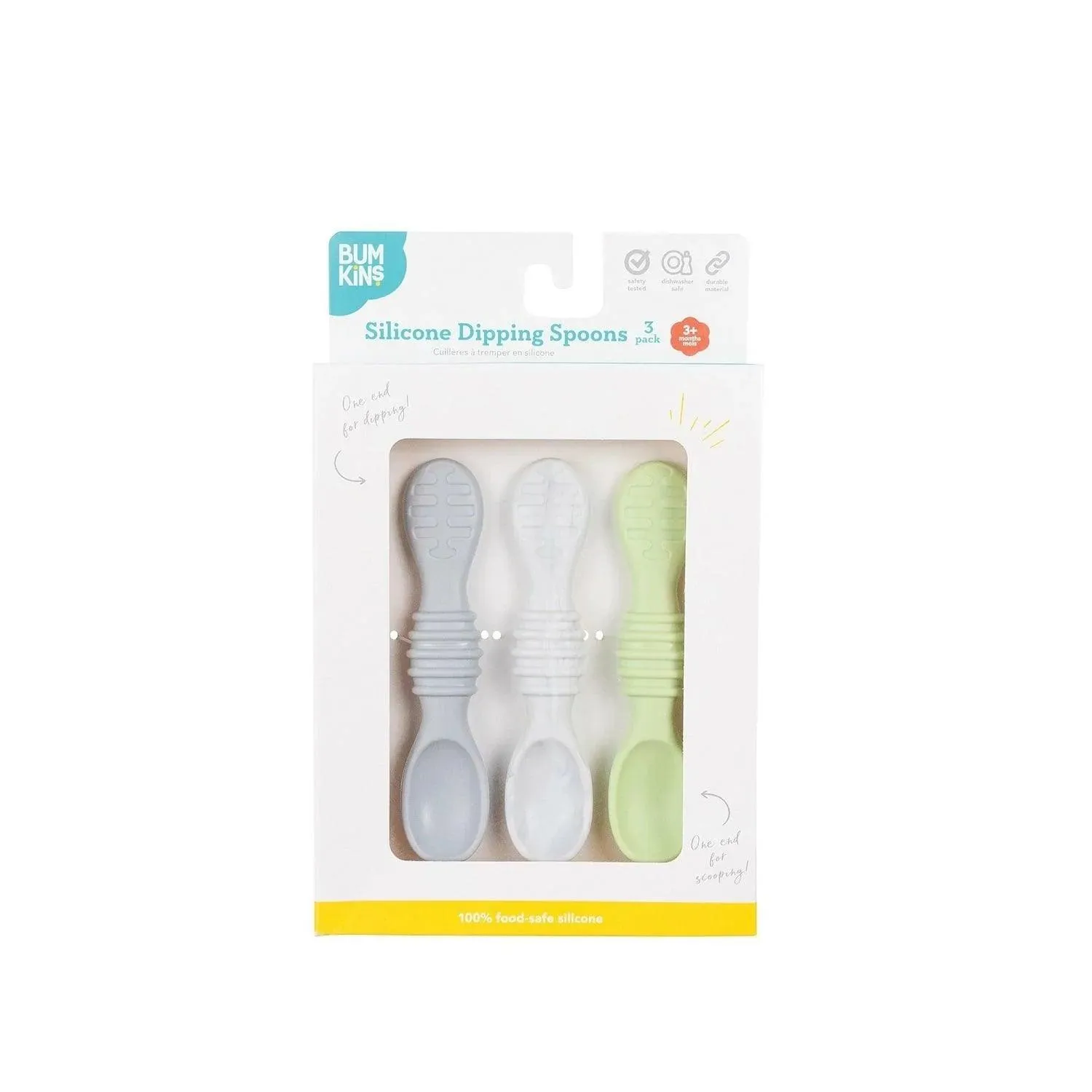 Bumkins Silicone Dipping Spoons - 3 Pack