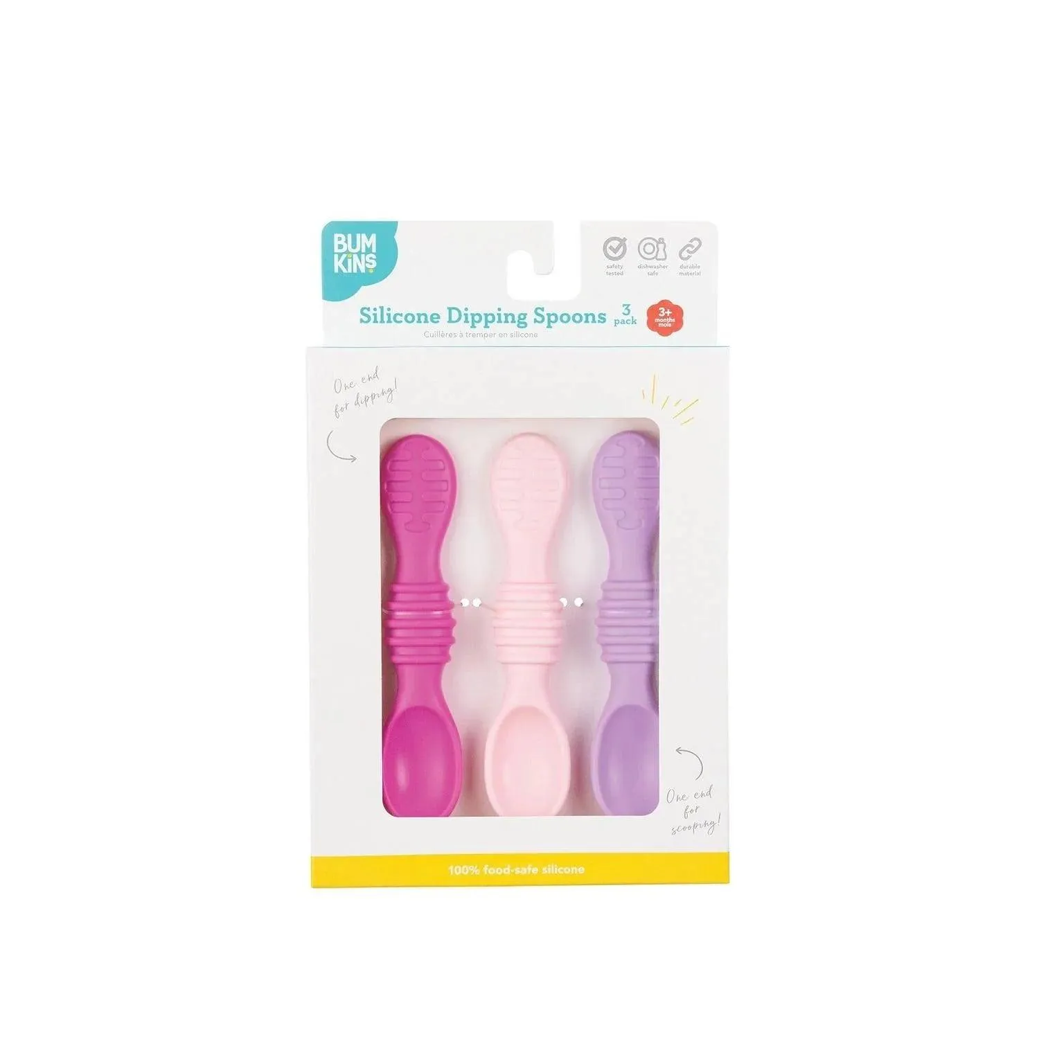 Bumkins Silicone Dipping Spoons - 3 Pack