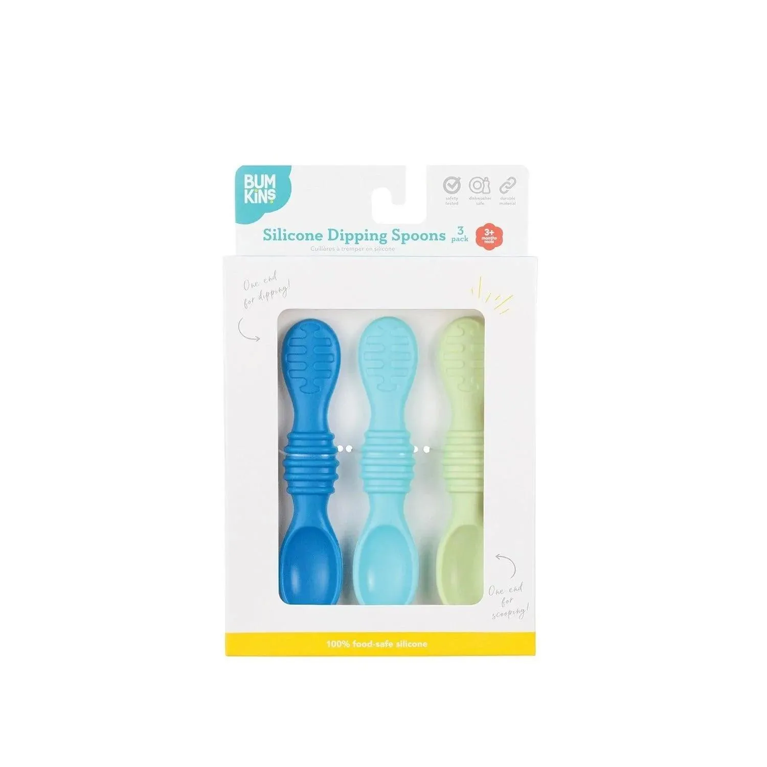 Bumkins Silicone Dipping Spoons - 3 Pack