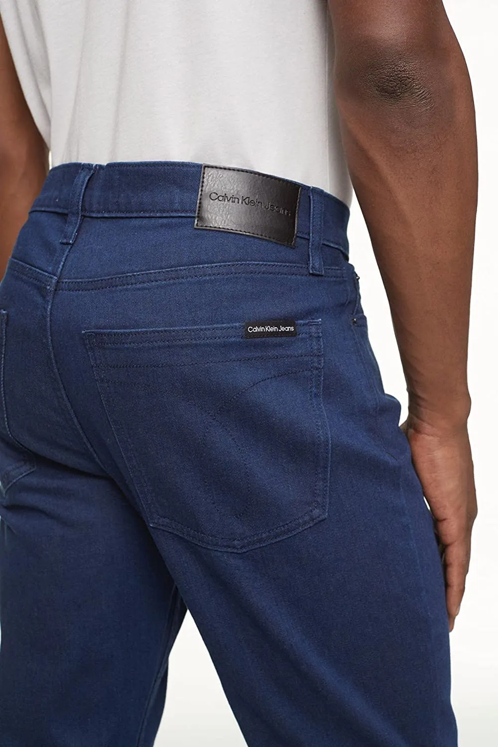 Calvin Klein Men's Straight Fit Jeans  Color Steel Blue W36xL32