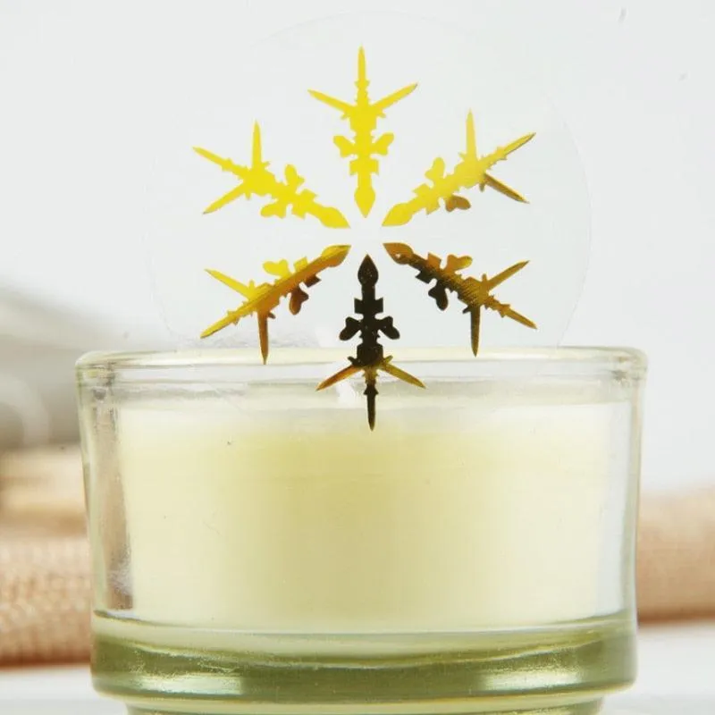Christmas Day Snowflake Stickers
