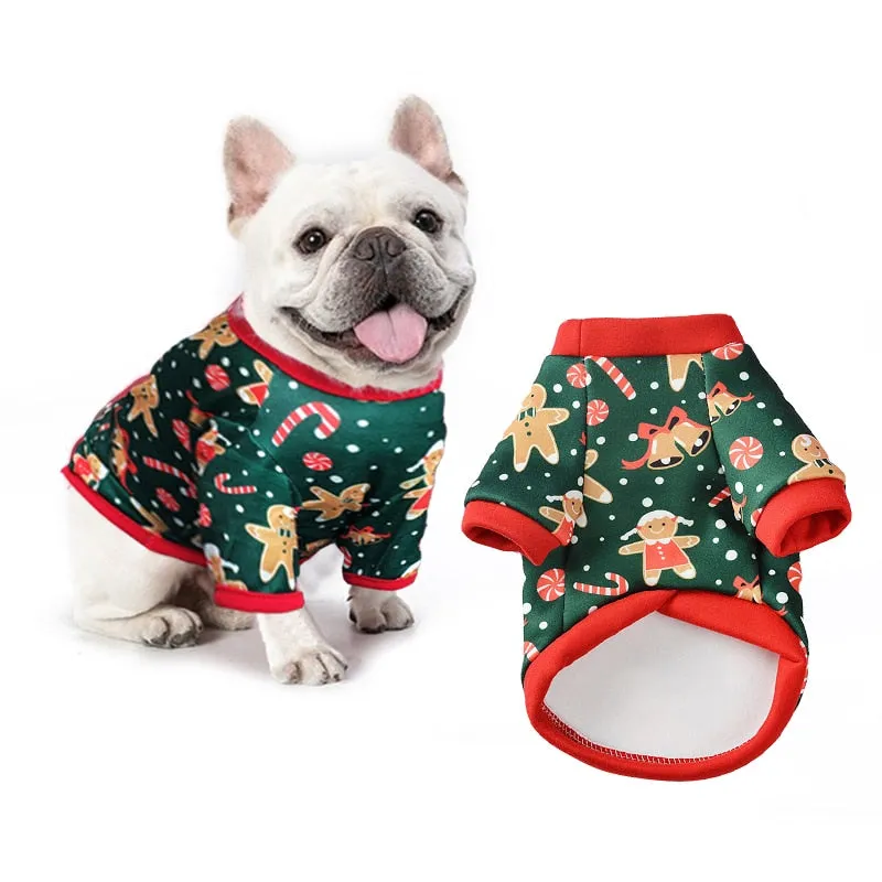Christmas Time French Bulldog Dress (WS981)