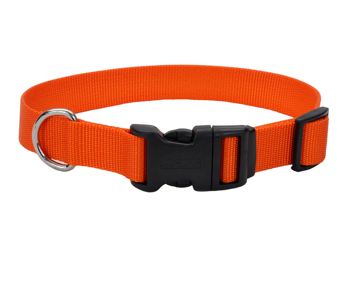 Coastal Adjustable Dog Collar with Plastic Buckle