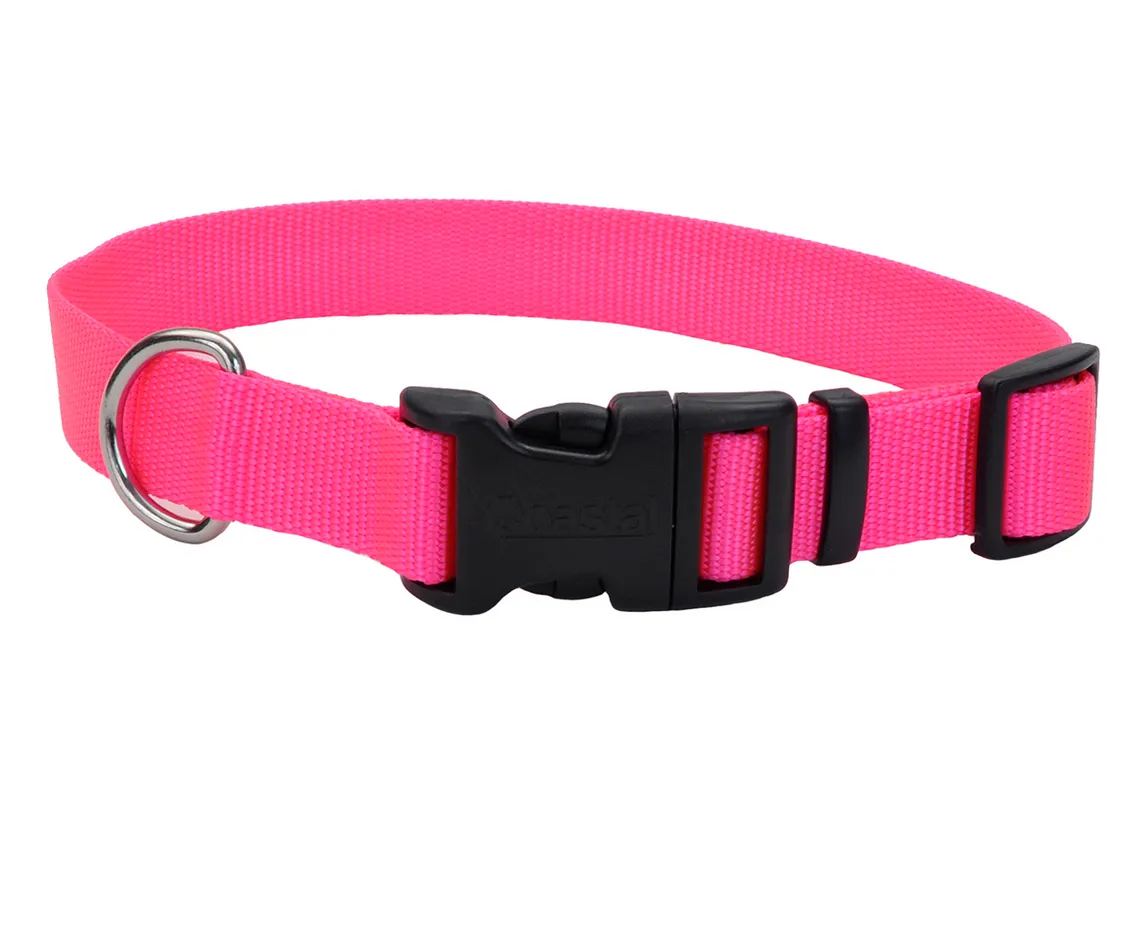 Coastal Adjustable Dog Collar with Plastic Buckle