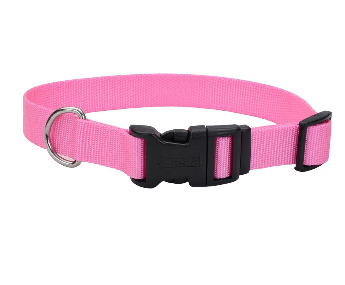 Coastal Adjustable Dog Collar with Plastic Buckle