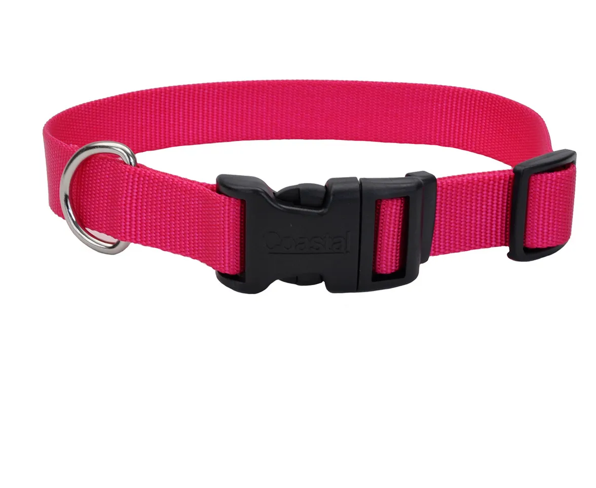 Coastal Adjustable Dog Collar with Plastic Buckle