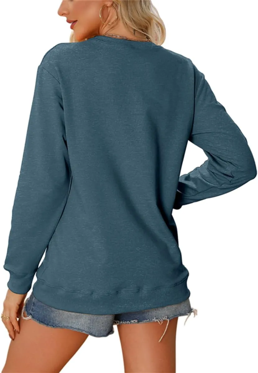Coffee Weather Sweatshirt Women Fall Season Long Sleeve Graphic Shirts Cozy Weather Coffee Lover Pullover Tops
