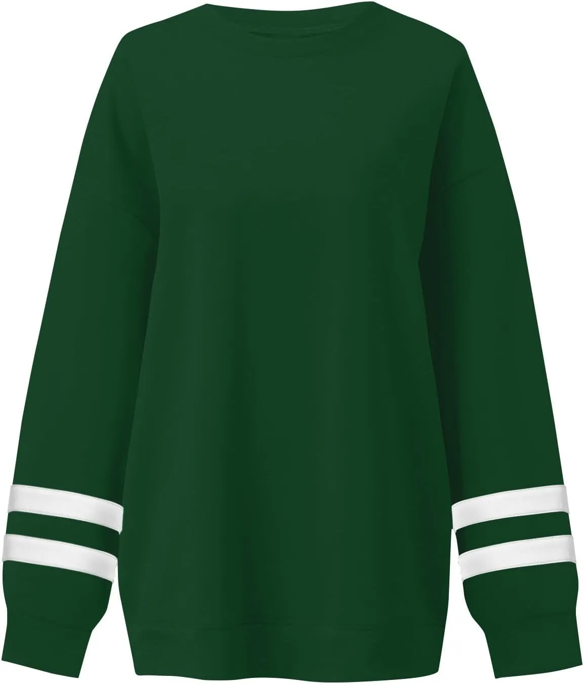 Crewneck Sweatshirts Women Trendy Color Block Plus Size Fleece Sweatshirt Warm Cozy Oversized Hoodies Pullover