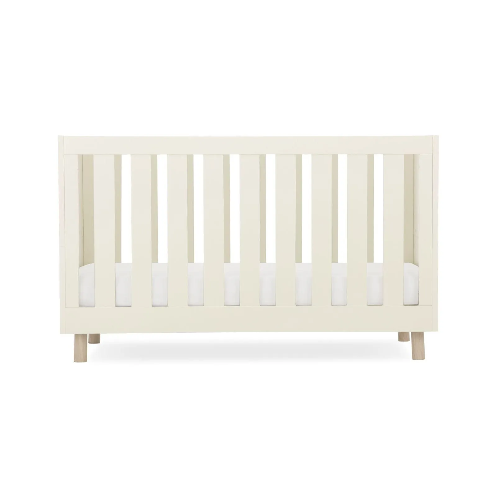 Cuddle Co Harper Cot Bed - Cream & Ash