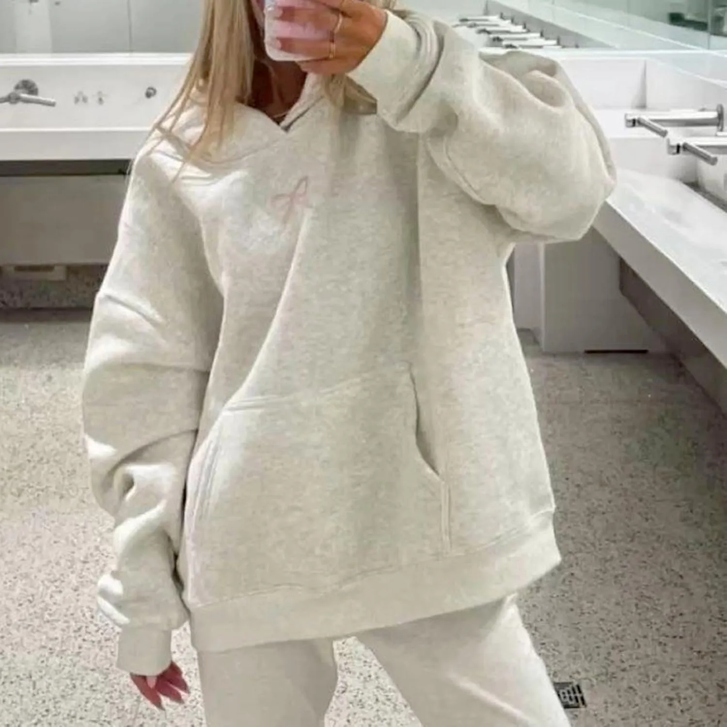 Cute Graphic Hoodies for Women Teen Girls Y2k Ocean/Seashell Oversized Sweatshirt Long Sleeve Pullover Streetwear
