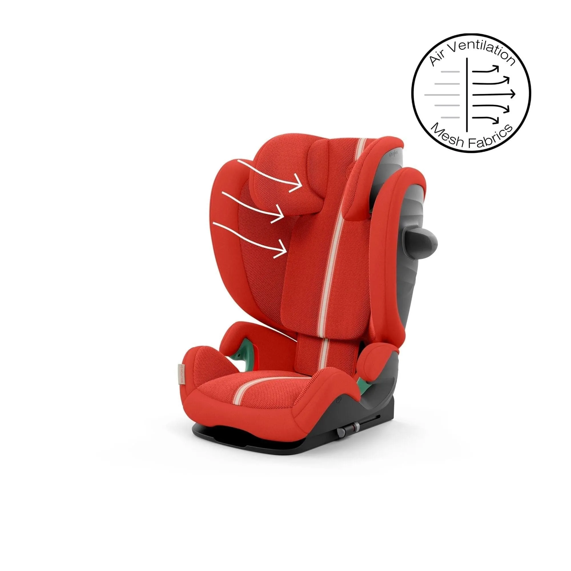 Cybex Solution G High Back Booster - Hibiscus Red  