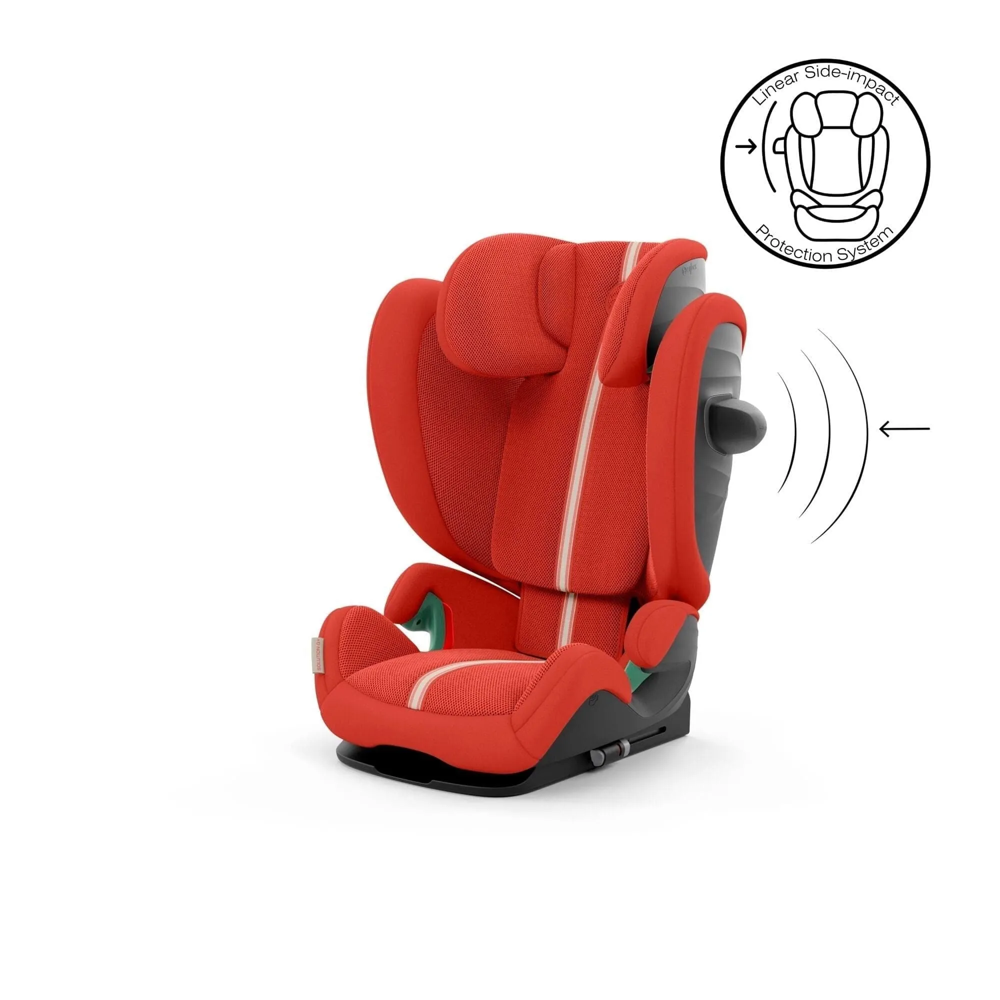 Cybex Solution G High Back Booster - Hibiscus Red  