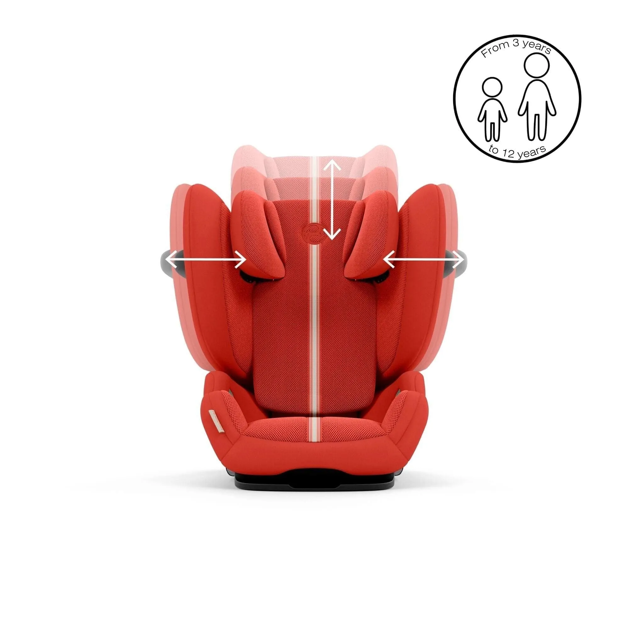 Cybex Solution G High Back Booster - Hibiscus Red  