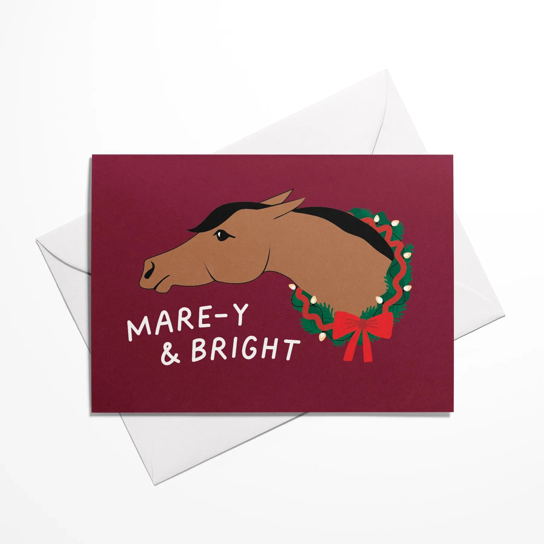 Dapplebay Mare-y & Bright Christmas Cards in Multi