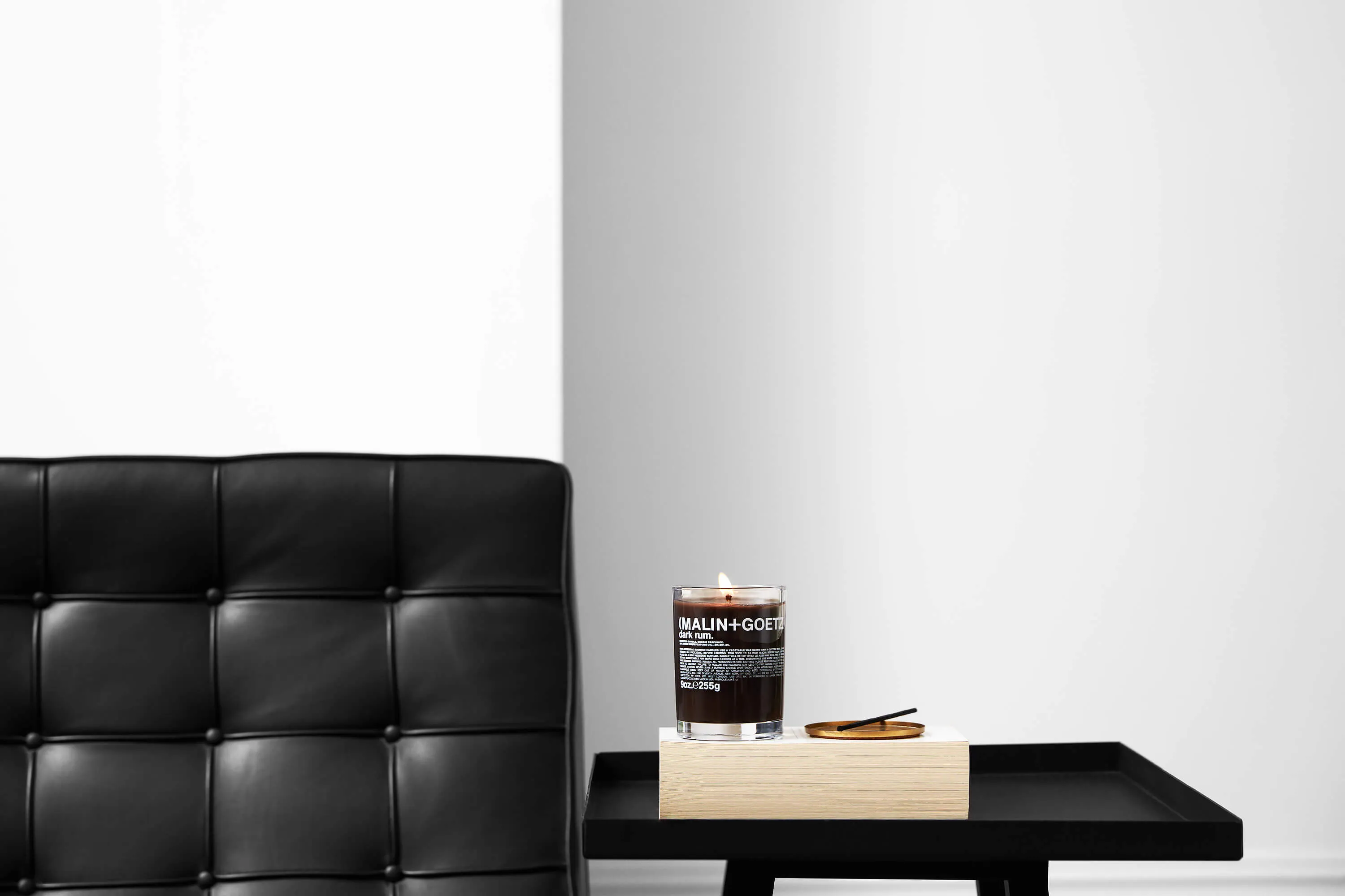 Dark Rum Candle | 60 Hour Burn Time | by Malin Goetz