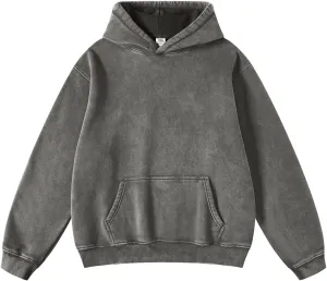 Dnzzs Womens Oversized Hoodie Acid Wash Hoodie Vintage Sweatshirt Heavyweight Fleece Cotton Streetwear Trendy Hoodies