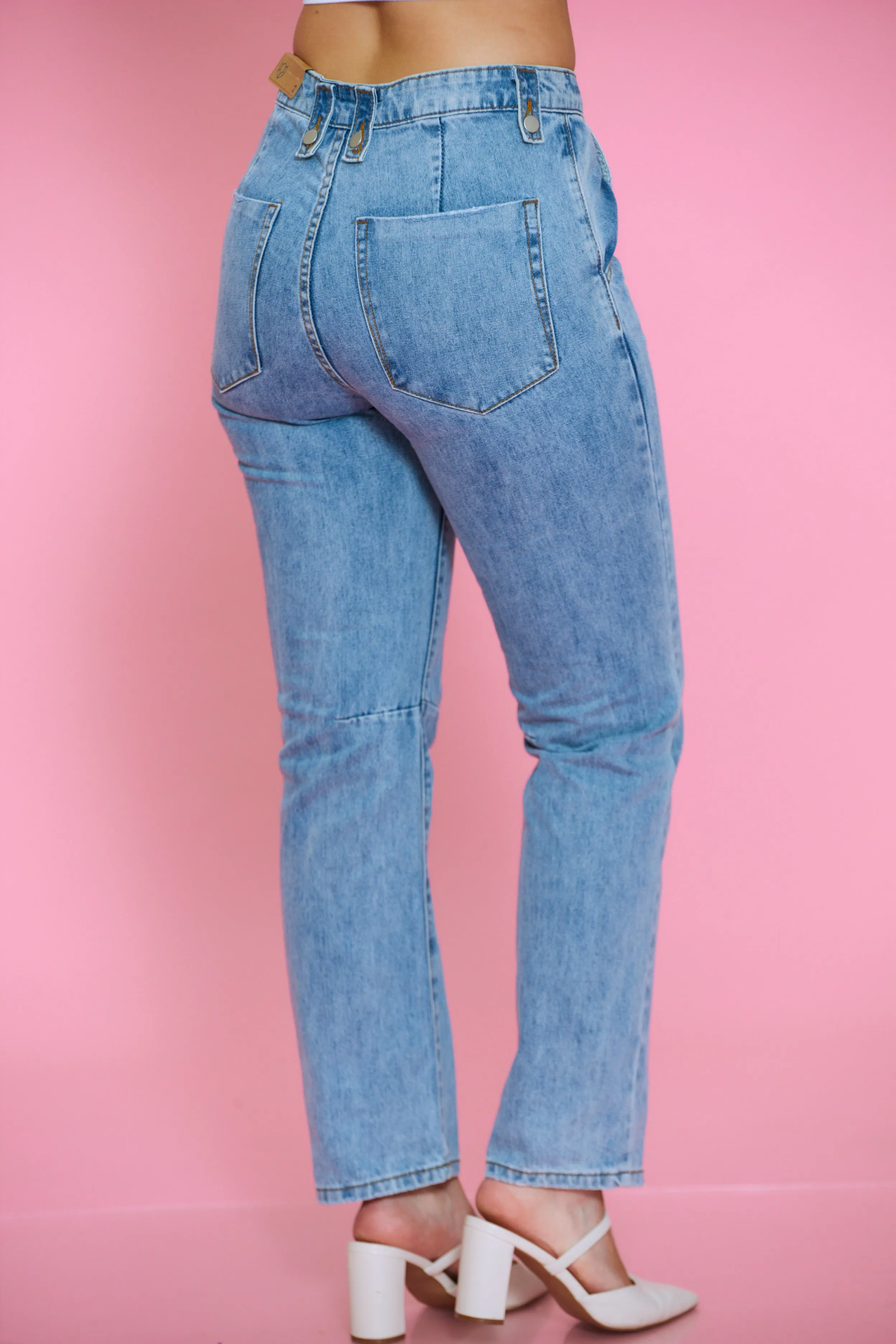 Easy Like Sunday Drawstring Jeans