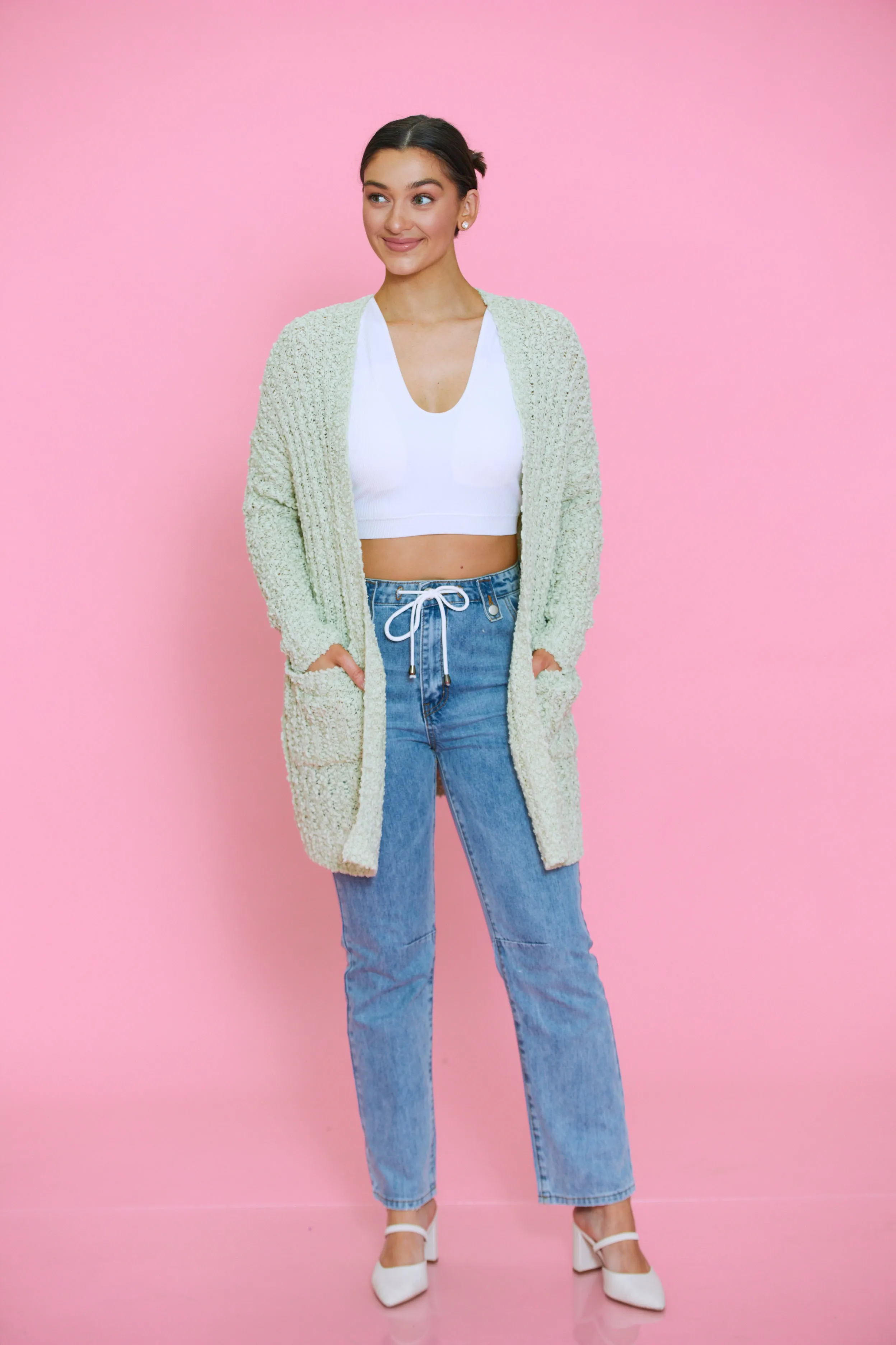 Easy Like Sunday Drawstring Jeans