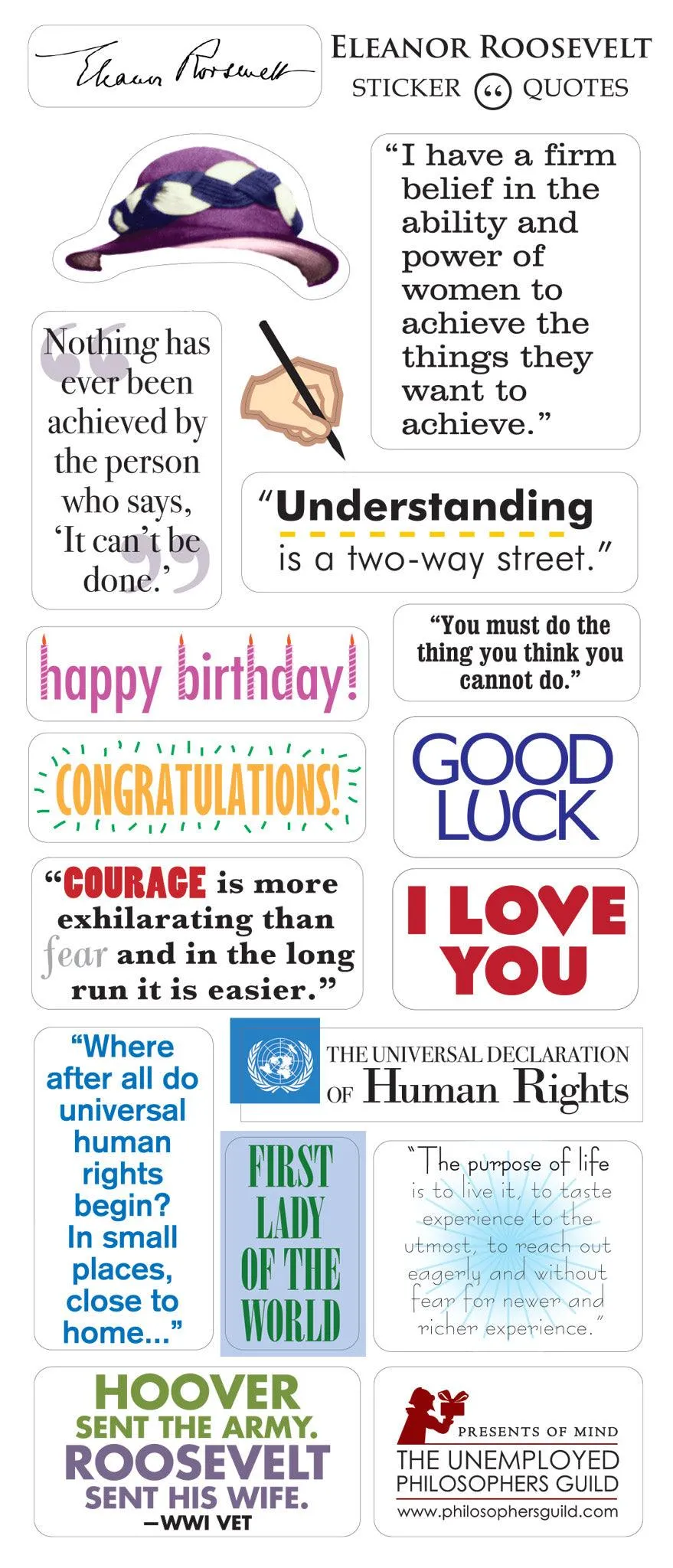 Eleanor Roosevelt Greeting Card