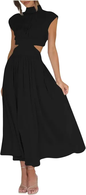 Elegant Women's Cape Dress with Rhinestone Embellishments Perfect for Evening Parties and Special
