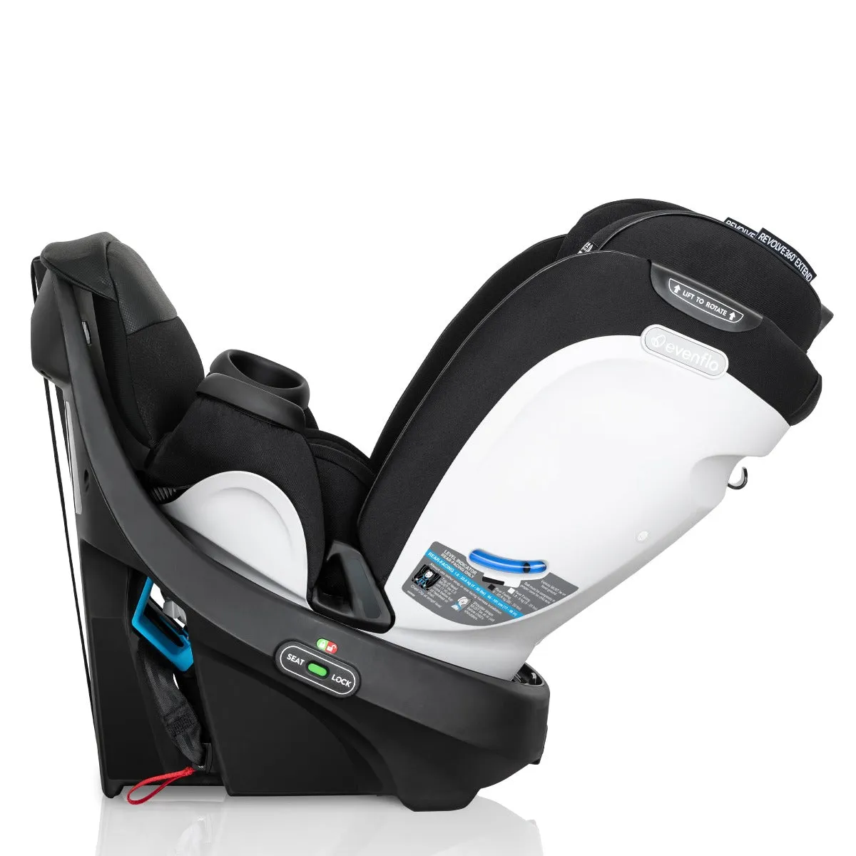 Evenflo - Gold Revolve360 Extend All-In-One Rotational Car Seat w/ Sensorsafe