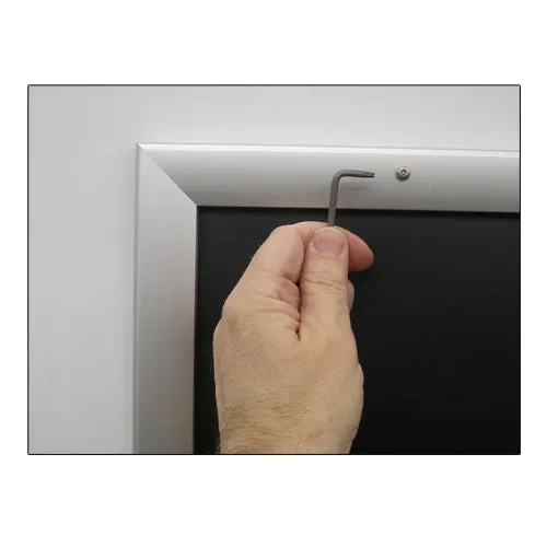 EXTRA LARGE - EXTRA DEEP 72x72 Poster Snap Frames with Security Screws (for MOUNTED GRAPHICS)