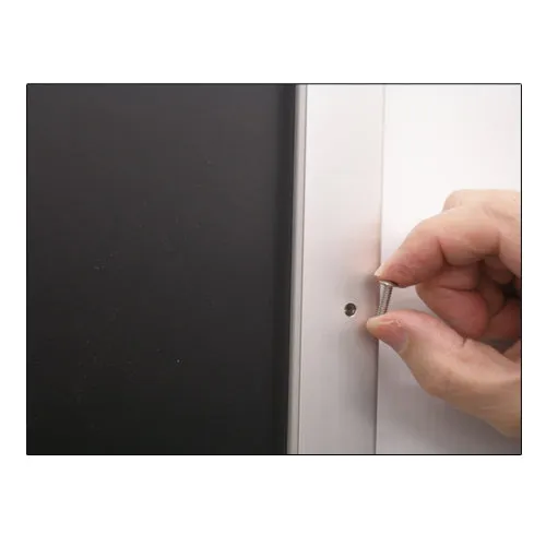 EXTRA LARGE - EXTRA DEEP 72x72 Poster Snap Frames with Security Screws (for MOUNTED GRAPHICS)