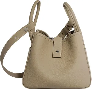 Fashion Handbag for Women, Lightweight Vegan Crossbody Shoulder Bag Genuine Leather Multi-Pocket Satchel Bagsbag1208OWOISS