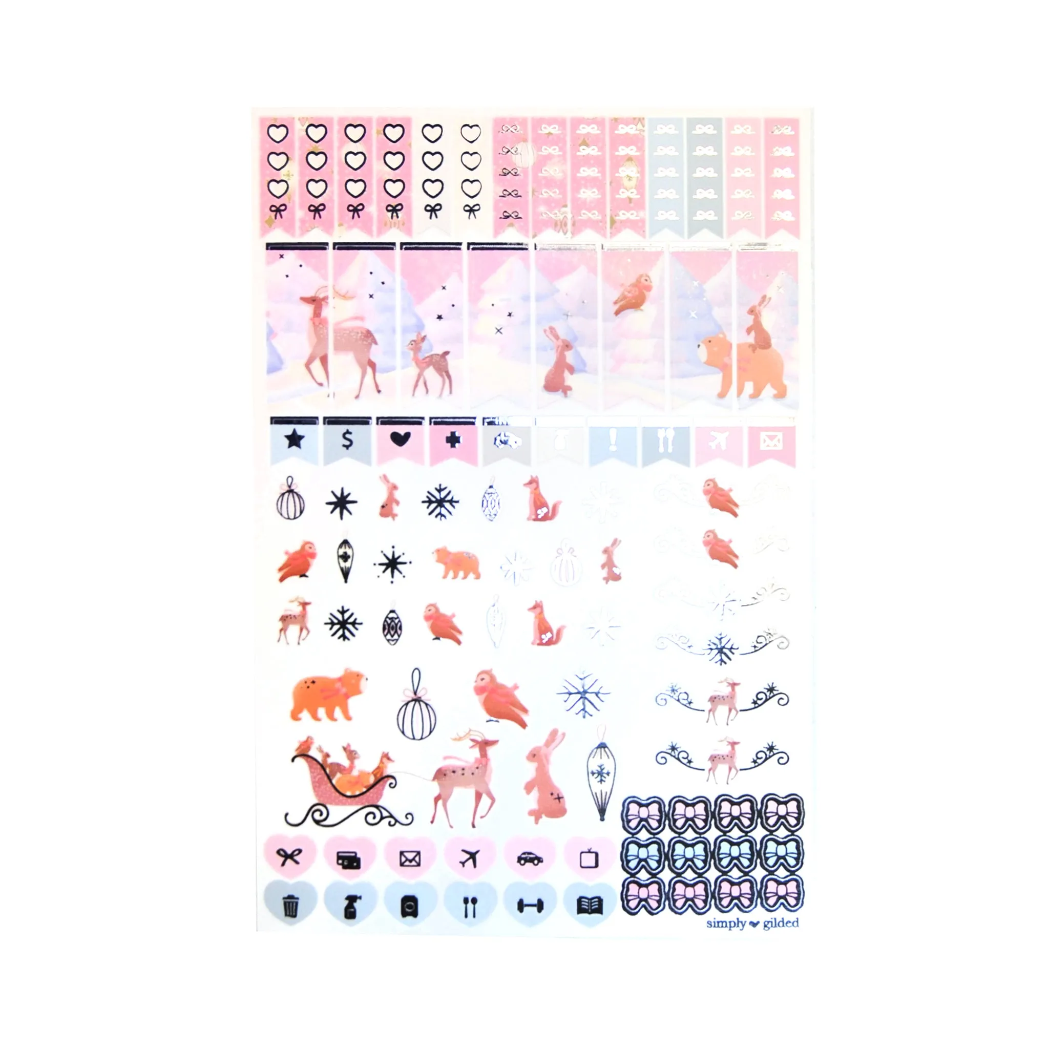 Festive Forest Luxe Sticker Kit   date dots (you pick)