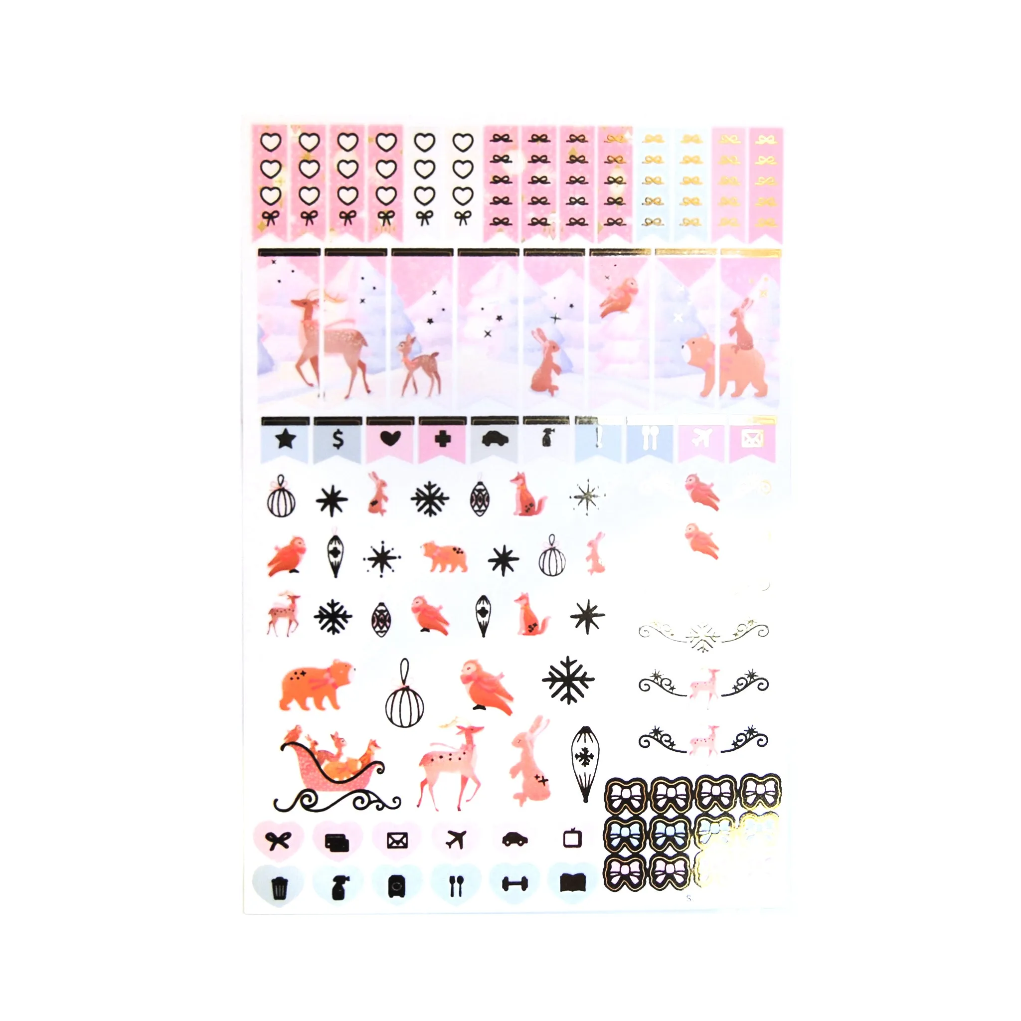 Festive Forest Luxe Sticker Kit   date dots (you pick)