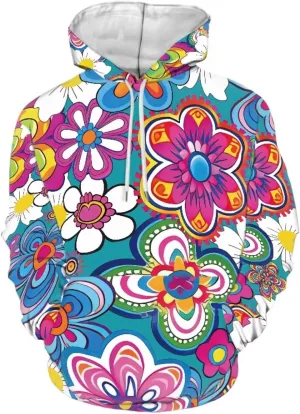 Forchrinse Green Palm Tree Sea Beach Mens Hoodies Pullover Long Sleeve Fleece Hoodie Cozy Sport Casual Outwear