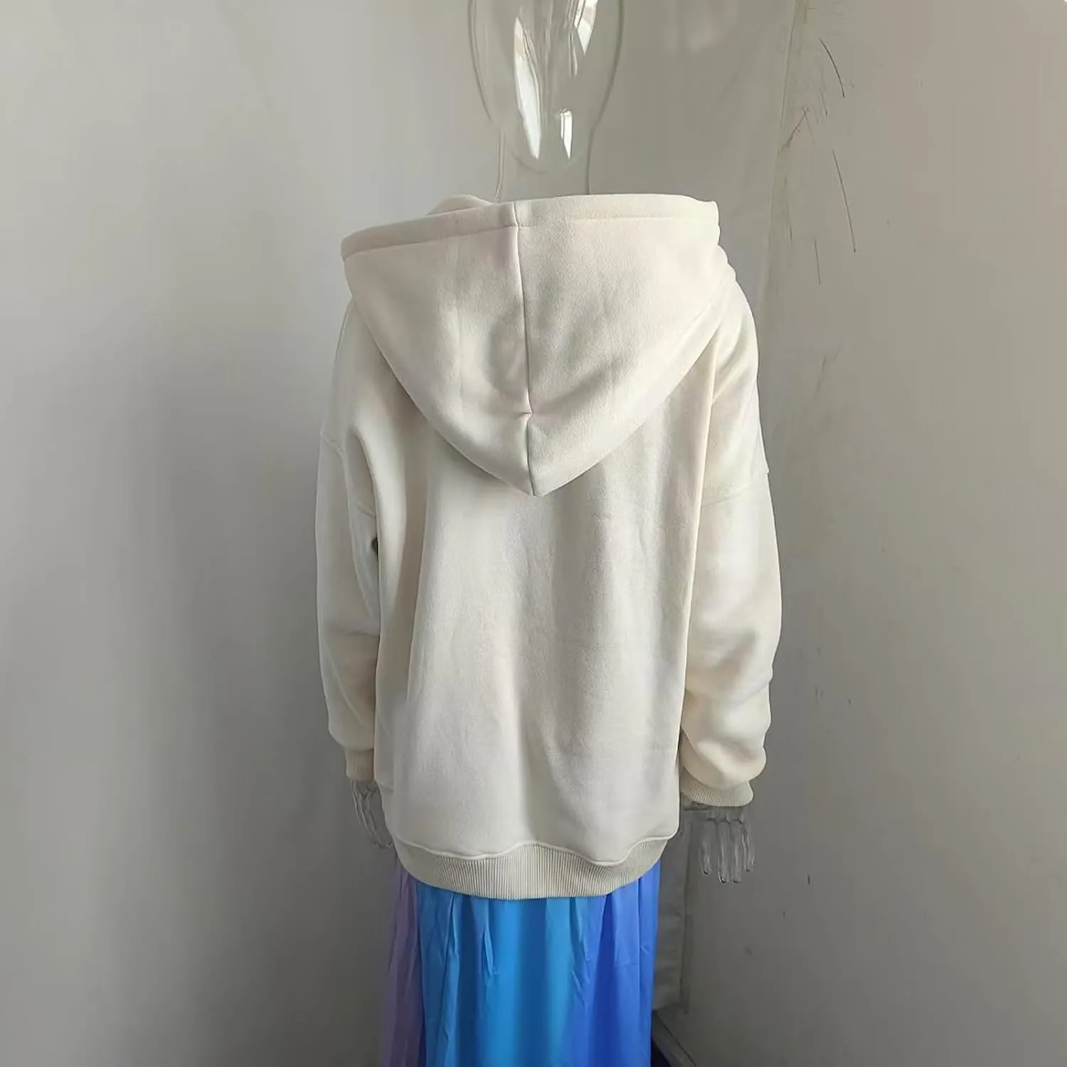 Gladtbser Women's Loose Casual Hoodies Sport Pullover Oversized Cozy Hooded Sweatshirt Fall Winter Outfits Long Sleeve Tops