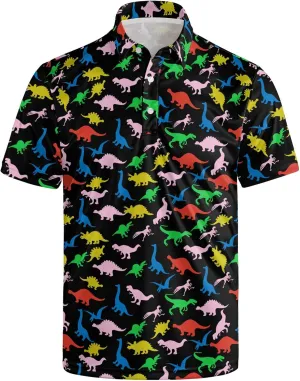 Golf Shirts for Men Dry Fit Classic Sunglass Rubber Duck Short Sleeve Casual Outfit Polo Shirt