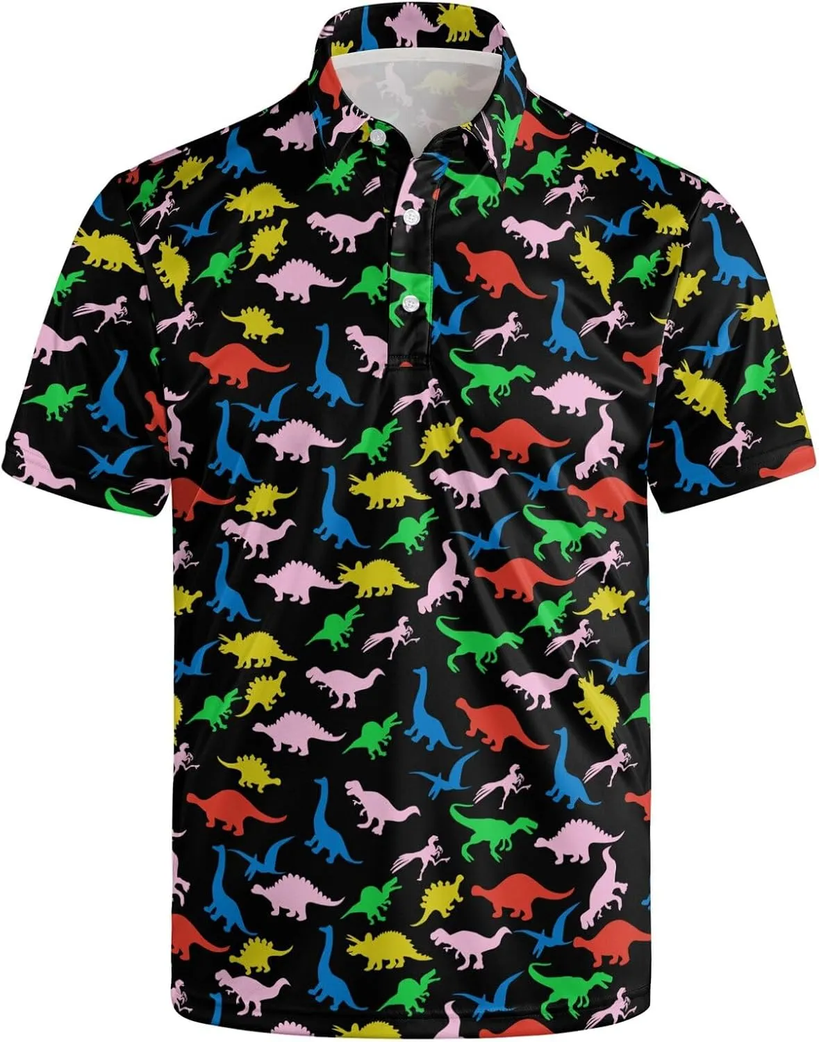 Golf Shirts for Men Dry Fit Classic Sunglass Rubber Duck Short Sleeve Casual Outfit Polo Shirt