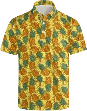Golf Shirts for Men Dry Fit Classic Sunglass Rubber Duck Short Sleeve Casual Outfit Polo Shirt