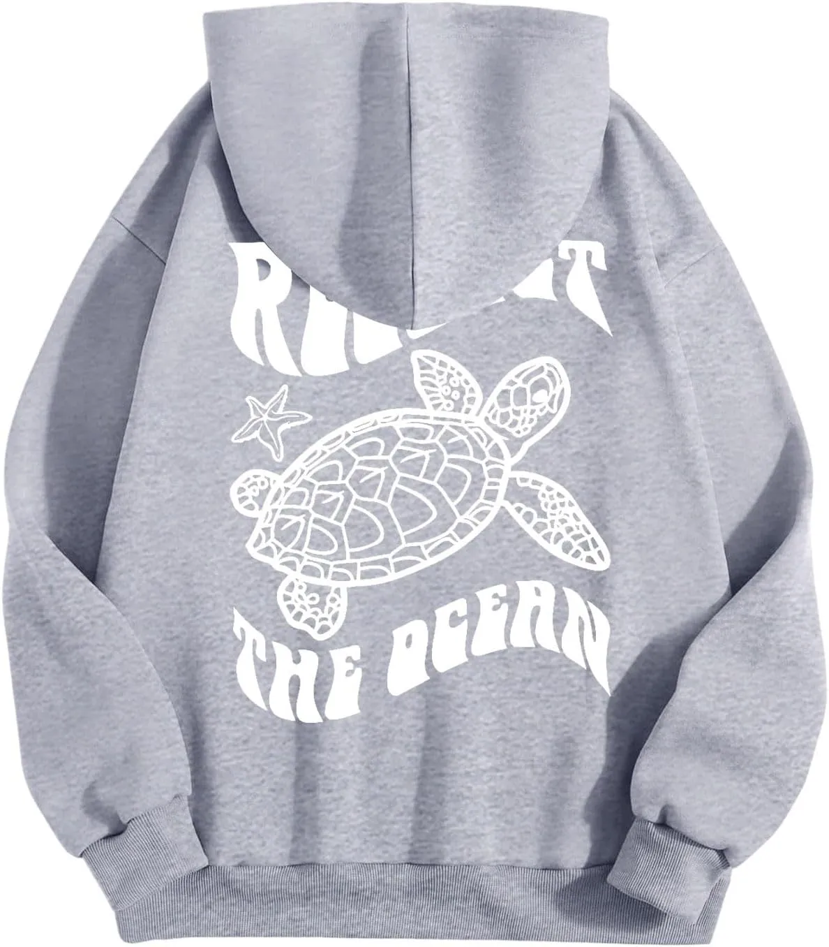 Graphic Crewneck Sweatshirts Women Pullover Ocean Beach Sunset Hoodie - Ocean Beach Hoodie Aesthetic