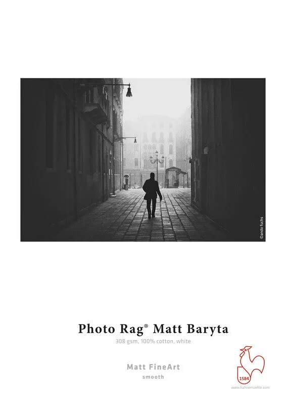 Hahnemuhle - Photo Rag® Matt Baryta Roll 24x39'