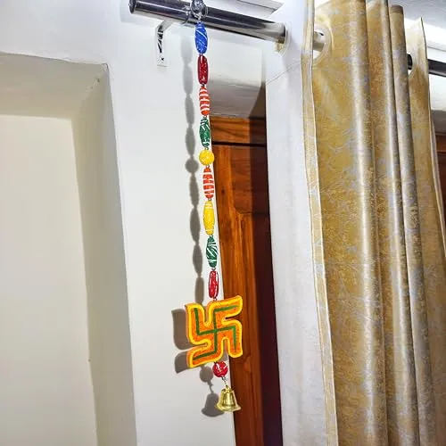 Hand Crafted Wall Hanging of Positive Vibes and Decoration| Home Decor| Diwali Decoration (SWASTIKA)