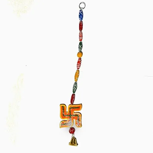 Hand Crafted Wall Hanging of Positive Vibes and Decoration| Home Decor| Diwali Decoration (SWASTIKA)