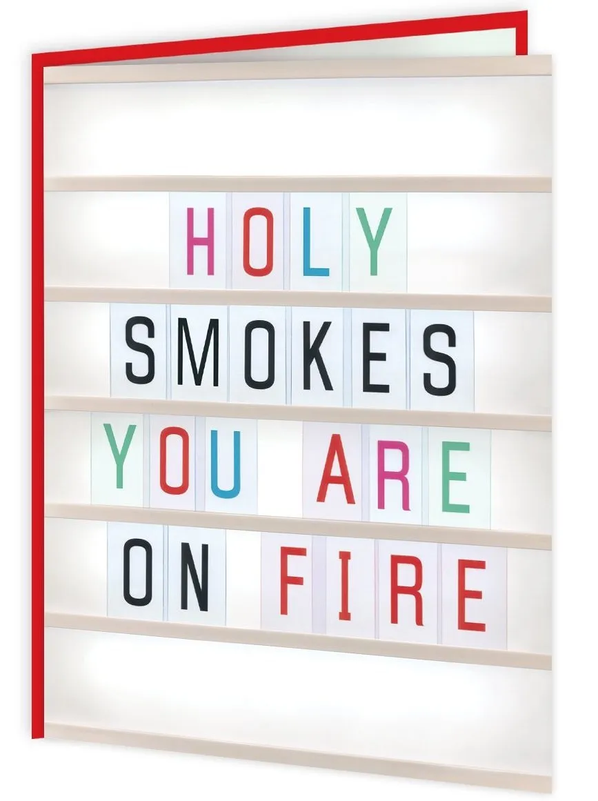 Holy Smokes Congratulations Card