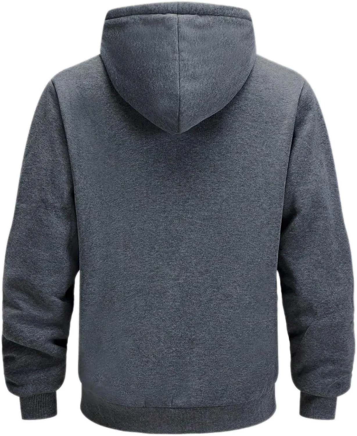 Hoodies for Men Heavyweight Sherpa Fleece Lined Sweatshirt Full Zip Up Thick Winter Coats Hooded Warm Jacket