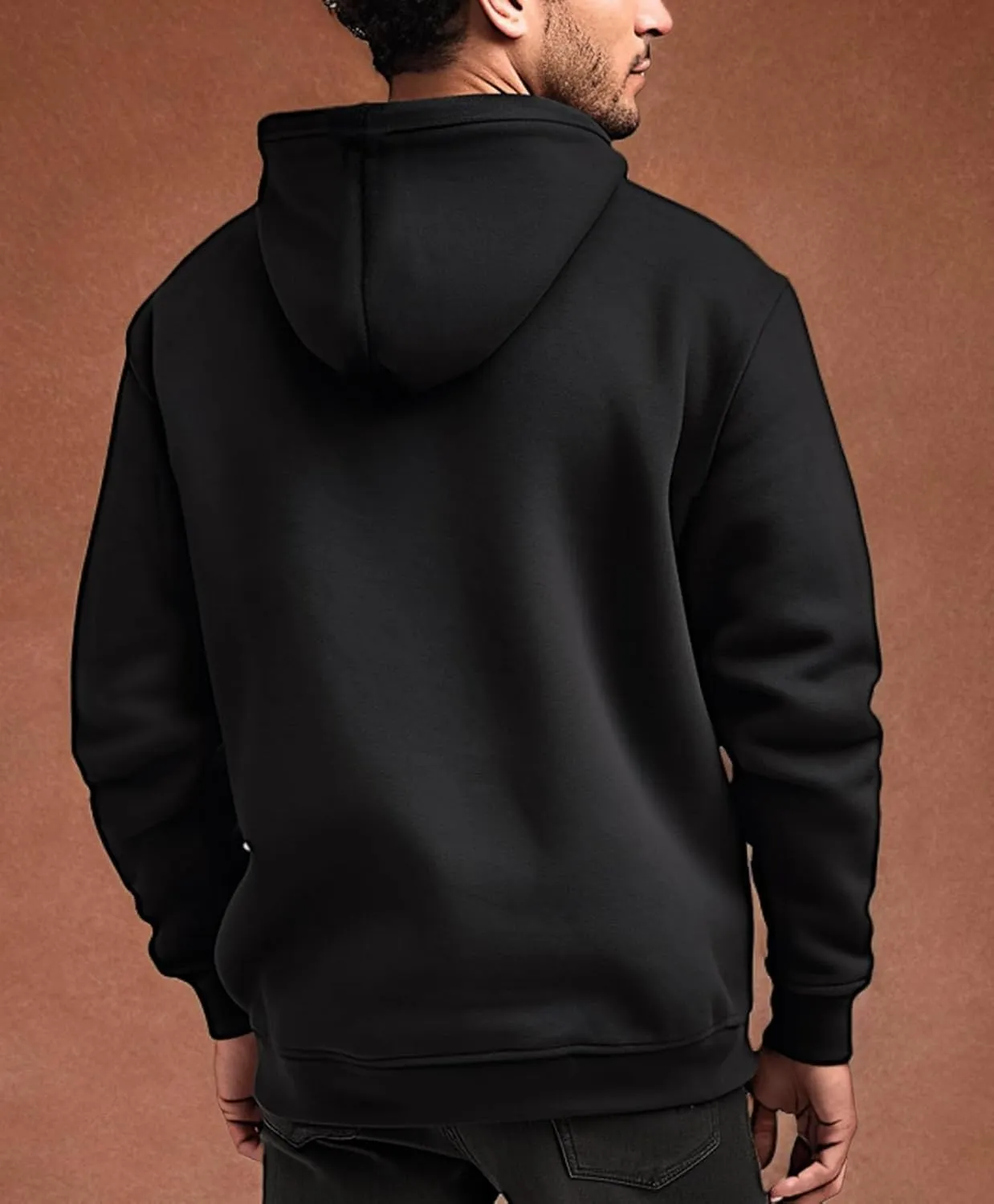 Hoodies for Men Heavyweight Sherpa Fleece Lined Sweatshirt Full Zip Up Thick Winter Coats Hooded Warm Jacket