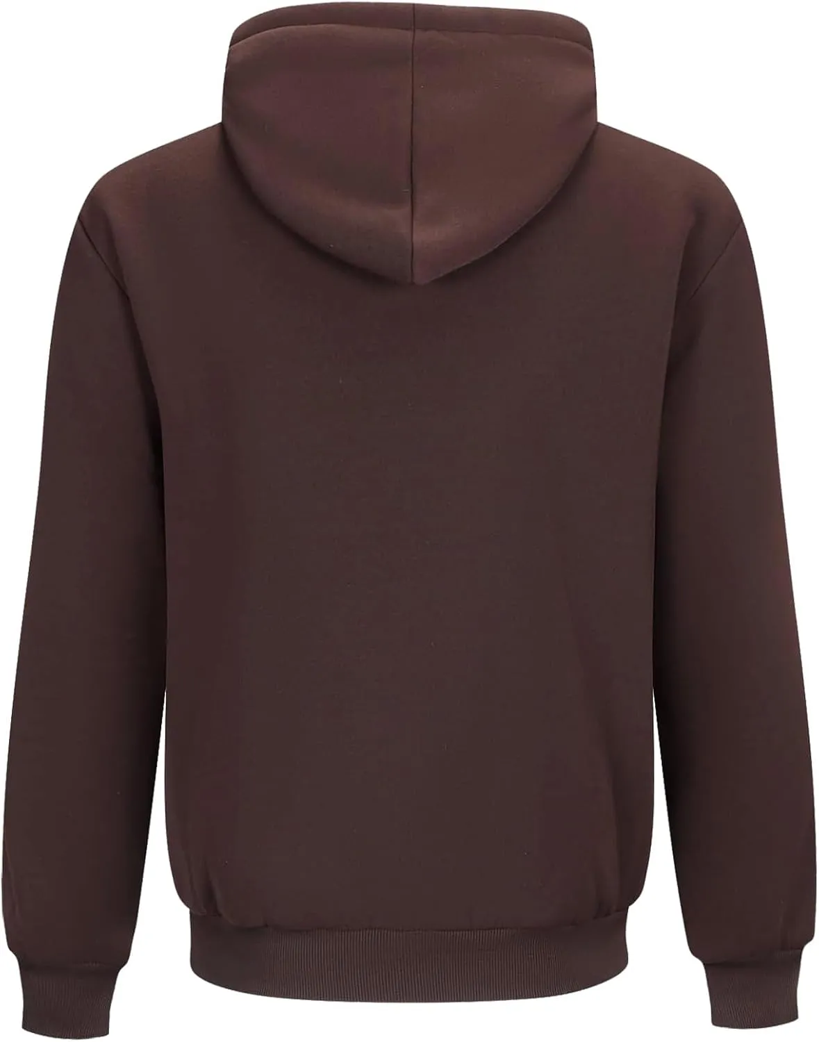 Hoodies for Men Heavyweight Sherpa Fleece Lined Sweatshirt Full Zip Up Thick Winter Coats Hooded Warm Jacket